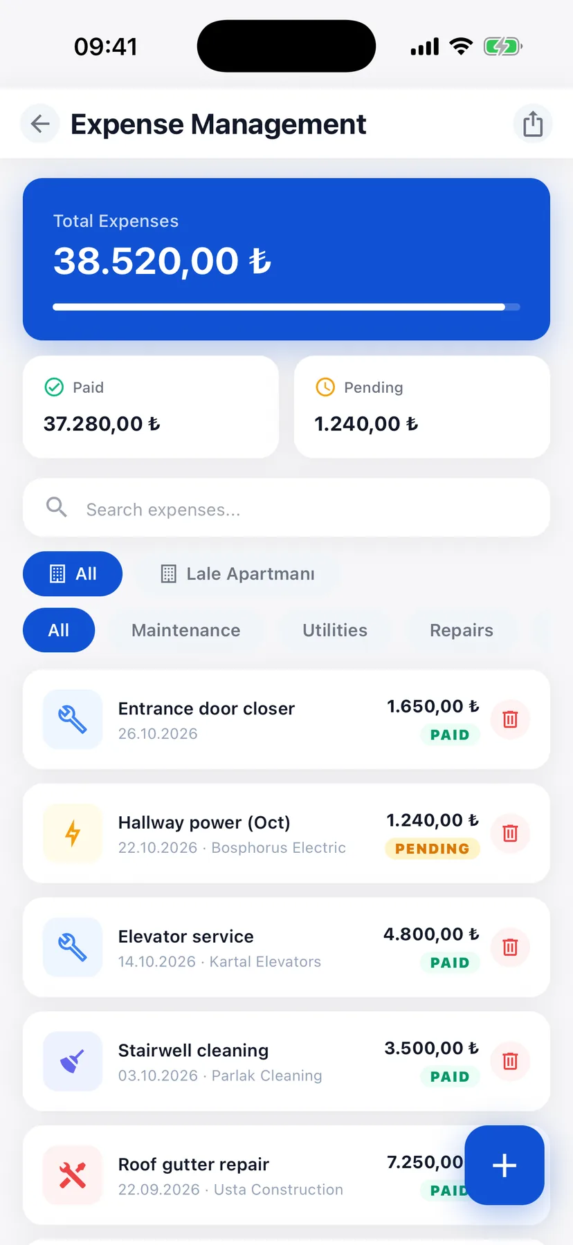 Building expenses